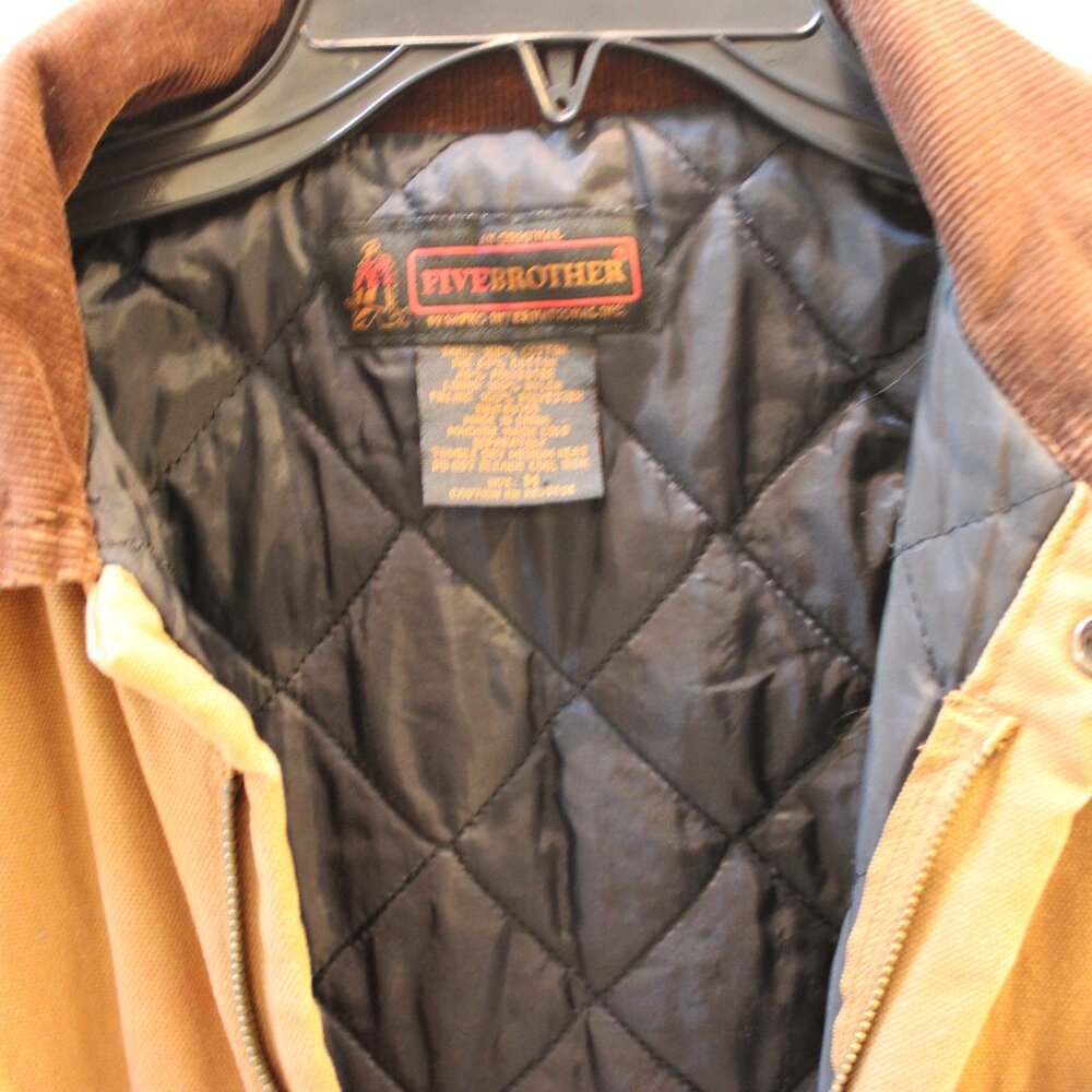 FIVE BROTHERS kids Work Coveralls QUILT LINED Size Medium - Picture 9 of 9